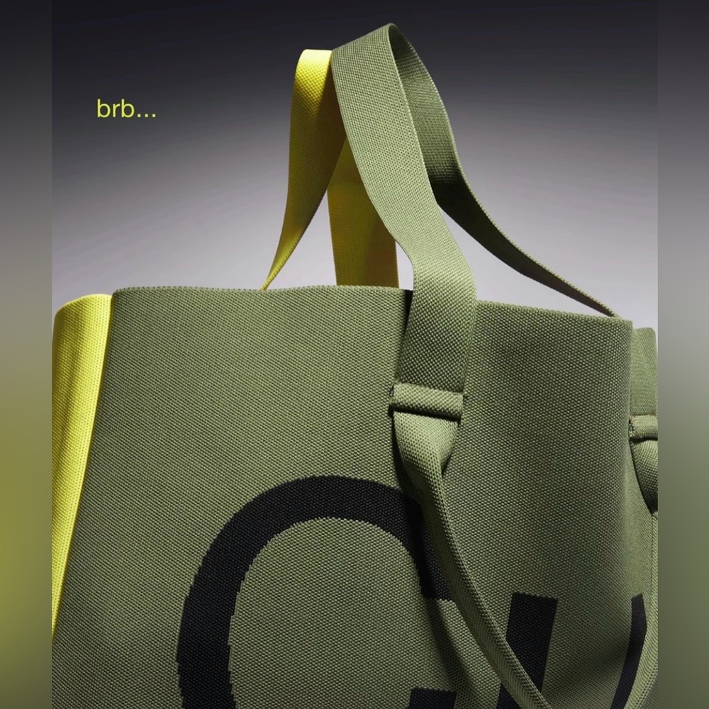 Curves Two Tone Olive/Lemongrass Bag